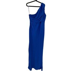 Fashion Nova Royal Blue One-Shoulder Maxi Dress XL special occasion formal prom
